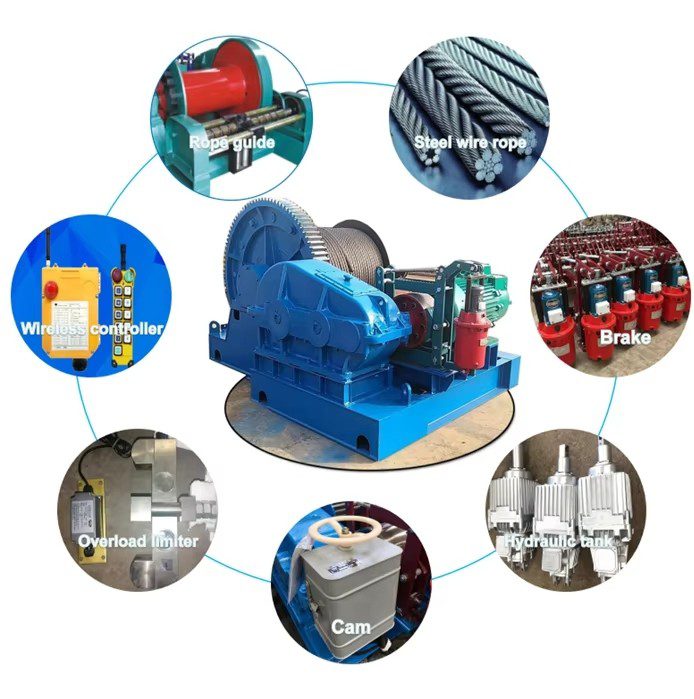 Элементы лебёдки