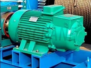 Двигатель эл. лебёдки