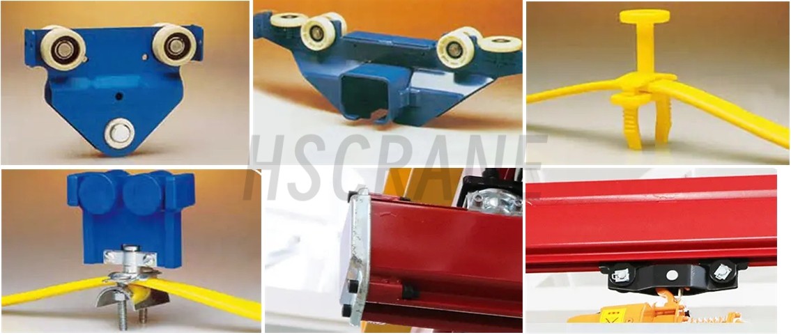 Основные части системы легких кранов KBK