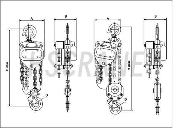 Взрывозащищенная цепная таль-1