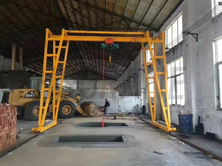 Моторизованные портативные козловые краны