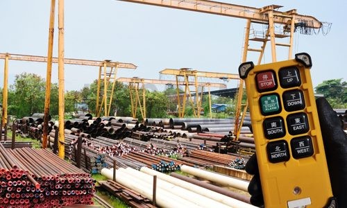 Пульт дистанционного управления однобалочным козловым краном 500