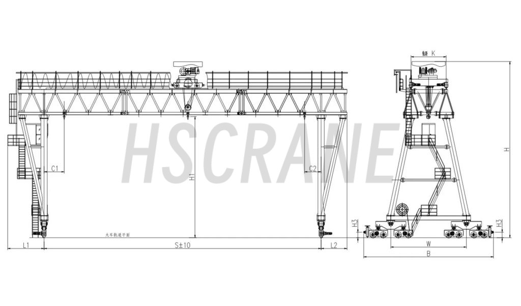 Траверсные мостовые краны-9
