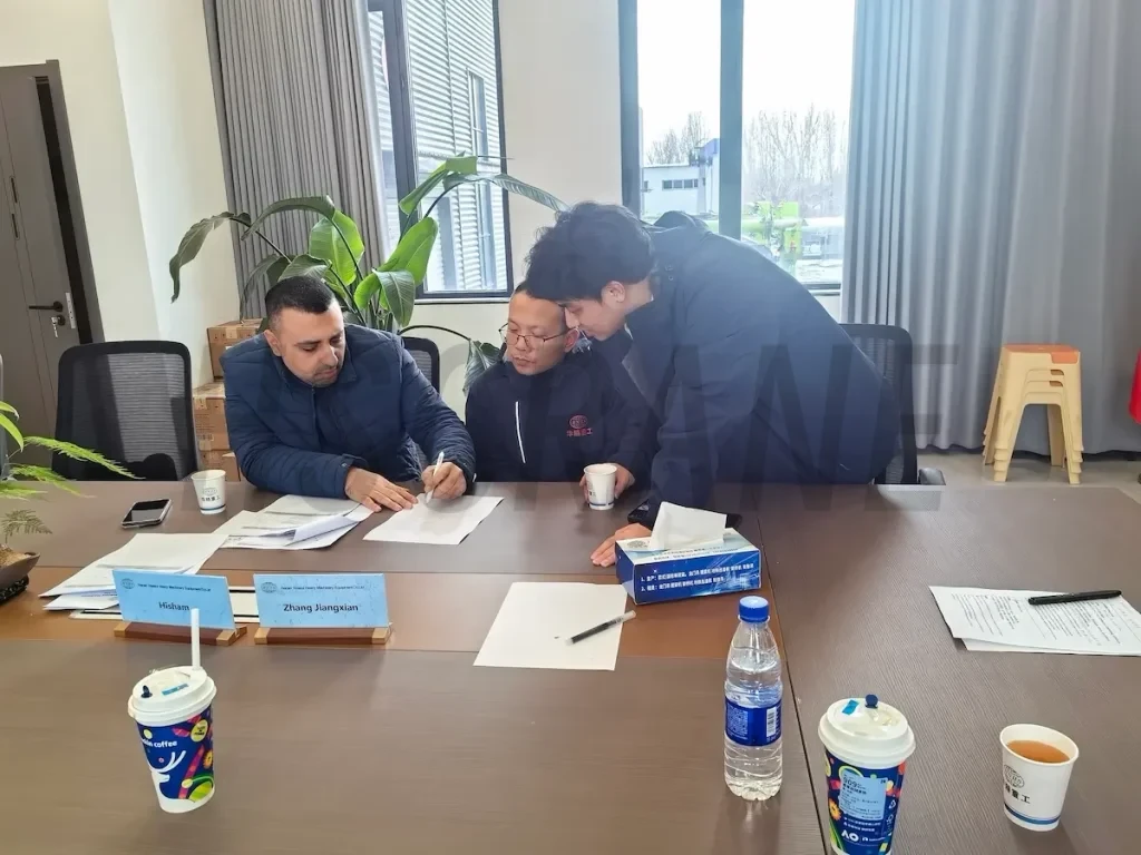 Визит ливанских клиентов на завод 2