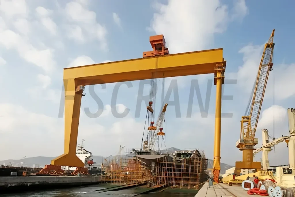судостроительный козловой кран-4