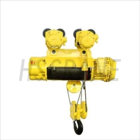 Взрывозащищённая электрическая таль с канатным подъёмом