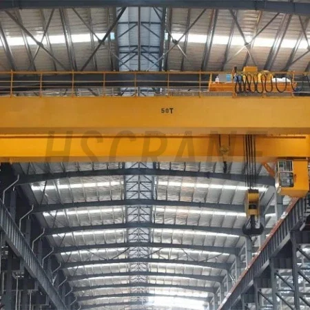 Взрывозащищённый двухбалочный мостовой кран