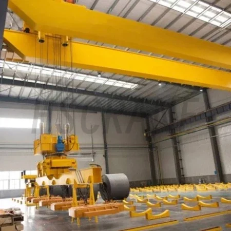 Мостовые краны с электромагнитной балкой